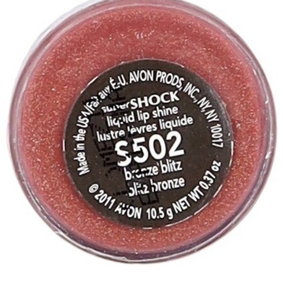 Avon - Super Shock - Liquid Lips - Bronze Blitz - 10.5 g / .37 oz - Picture 2 of 2
